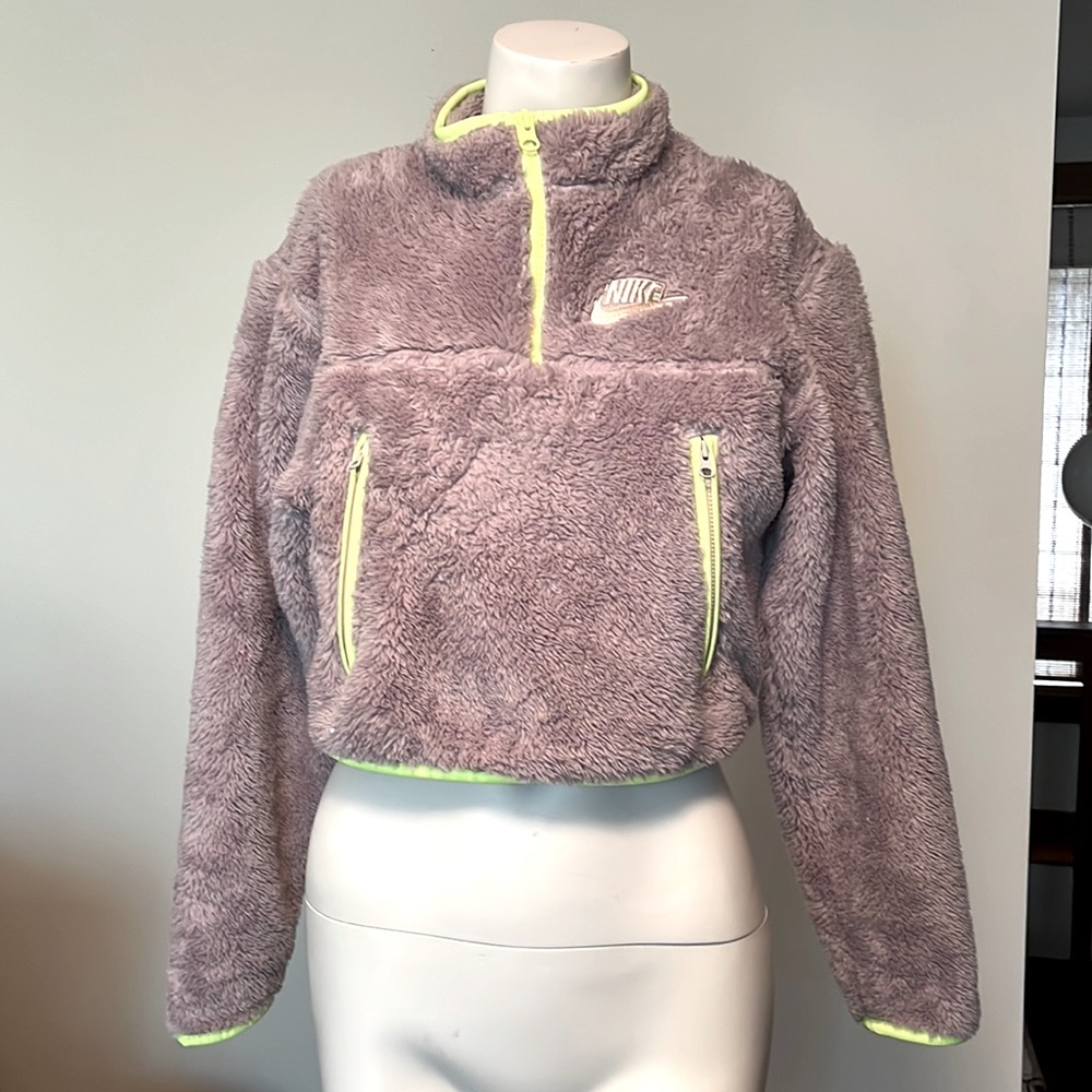 Nike cropped fleece